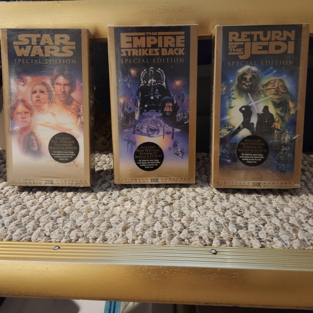 Star Wars Trilogy Special Edition VHS Set 1997 Limited Release Movie